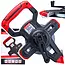Tvardy Open frame meetlint - 50m staal - ergonomische grip - nauwkeurige schaal