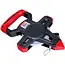 Tvardy Open frame meetlint - 50m staal - ergonomische grip - nauwkeurige schaal