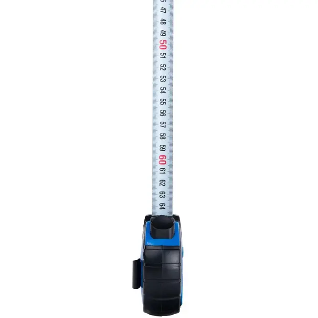 GEKO Dubbelzijdige meetlint - Autostop - 5 m - Nylon beschermlaag - Klasse I nauwkeurigheid - 12 stuks