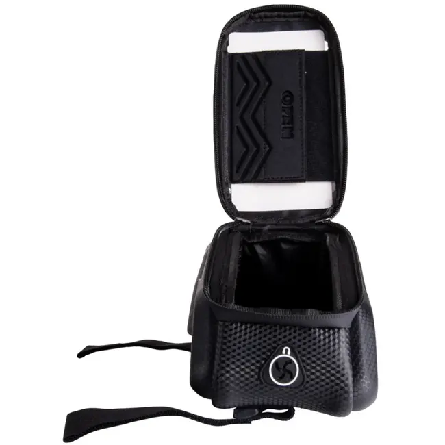 Keltin Waterdichte fietstas met telefoonhouder - EVA en PU - 22x14x11 cm - Zonnekap en hoofdtelefooningang