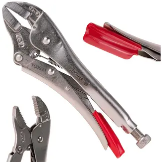 Tvardy Vergriptang - Recht Bek - CrV Staal - 250 mm - 0-50 mm Bereik