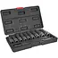 Tvardy Spiraalvormige diepe extractorset - 11-delig - CR-MO staal - 6-19 mm