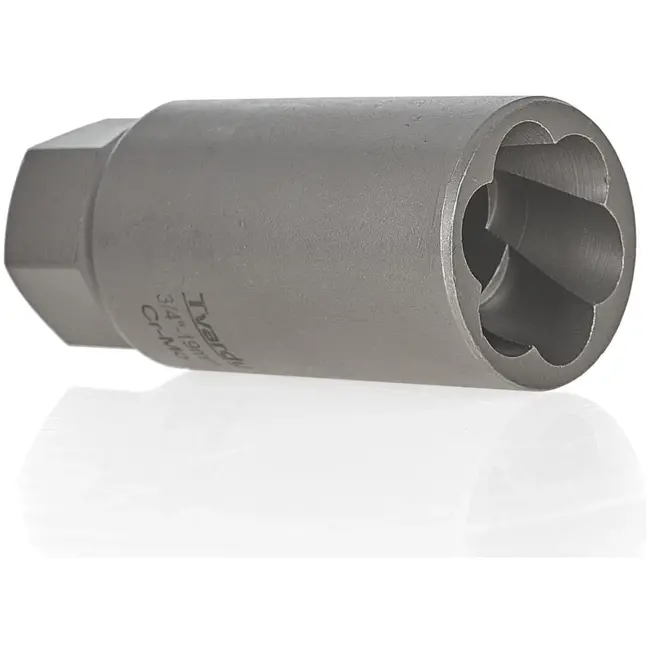 Tvardy Spiraalvormige diepe extractorset - 11-delig - CR-MO staal - 6-19 mm