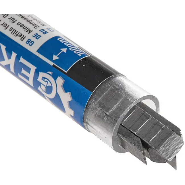 GEKO Carpenter potlood - Automatisch intrekbaar - Inclusief 6 vullingen - Kunststof behuizing