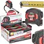 Tvardy Dubbelzijdige meetlint - magnetisch - autostop - 8m/25mm - precisieklasse 1 - 6 stuks