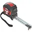 Tvardy Dubbelzijdige meetlint met magneet en autostop - 5m/25mm - Klasse 1 nauwkeurigheid - 6 stuks