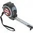 Tvardy Dubbelzijdige meetlint - 8m lengte - 25mm breedte - Klasse 1 nauwkeurigheid - Rubber behuizing