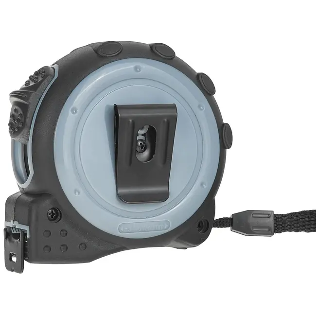 Tvardy Dubbelzijdige meetlint - 8m lengte - 25mm breedte - Klasse 1 nauwkeurigheid - Rubber behuizing