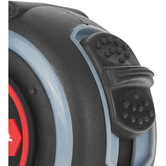 Tvardy Dubbelzijdige meetlint - 5m - Klasse 1 nauwkeurigheid - Rubber behuizing - 25mm breed