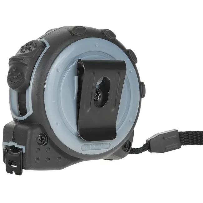 Tvardy Dubbelzijdige meetlint - 3m lengte - 16mm breedte - Klasse 1 nauwkeurigheid - Rubber behuizing