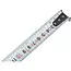 Tvardy Dubbelzijdige meetlint - 3m lengte - 16mm breedte - Klasse 1 nauwkeurigheid - Rubber behuizing
