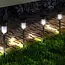 Keltin Solar tuinlampen - Compacte spikes - Neutraal wit licht - Weerbestendig - Set van 10 stuks
