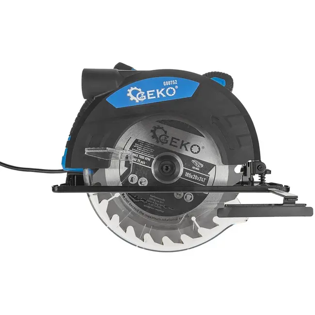 GEKO Krachtige cirkelzaag - 1200W - 185 mm - Precieze snede - Ergonomisch ontwerp