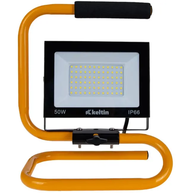 Keltin LED bouwlamp - 50W - koud wit 6500K - verstelbare standaard - IP66 bescherming