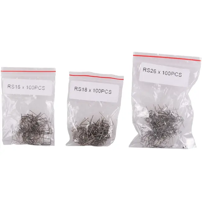 GEKO Plastic laspistool nietjes - 600 stuks - veelzijdige reparatieset