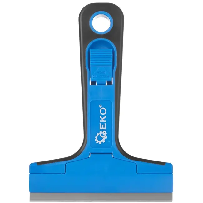 GEKO Glasreinigingsset - 12-delig - Duurzaam ABS + TPR - Vervangbare koolstofstalen messen