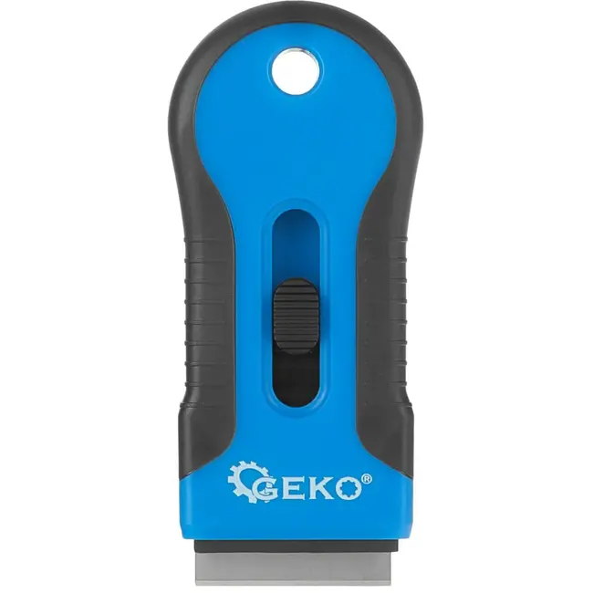 GEKO Glasreinigingsset - 12-delig - Duurzaam ABS + TPR - Vervangbare koolstofstalen messen