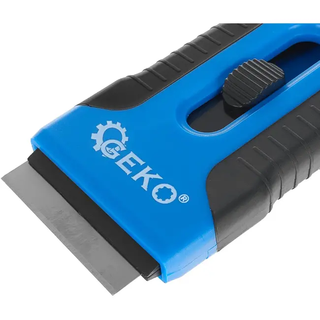 GEKO Glasreinigingsset - 12-delig - Duurzaam ABS + TPR - Vervangbare koolstofstalen messen