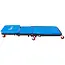 GEKO Opvouwbare werkplaatskruk en ligbed - 2-in-1 - Verstelbare rugleuning - Stalen frame - 930x420x120 mm