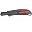 Tvardy Utility mes - intrekbaar - SK2H staal - 8 segmenten - ABS behuizing - 190 mm