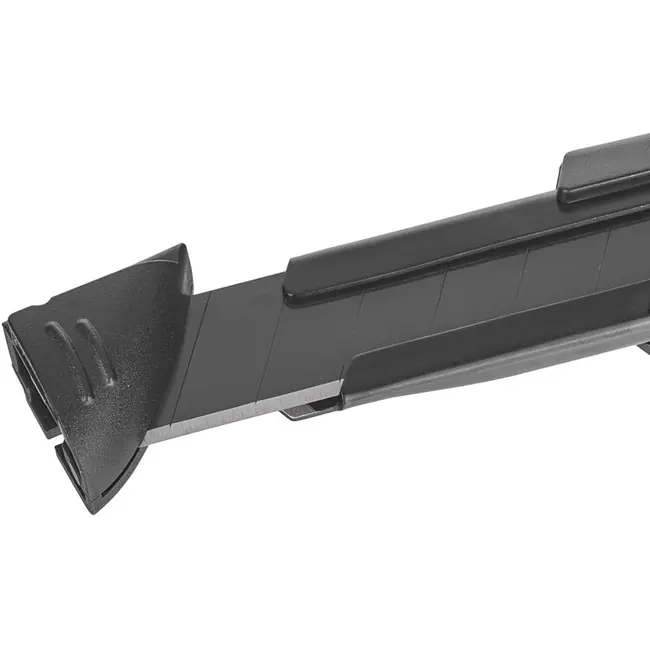 Tvardy Utility mes - intrekbaar - SK2H staal - 8 segmenten - ABS behuizing - 190 mm