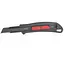 Tvardy Utility mes - intrekbaar - SK2H staal - 8 segmenten - ABS behuizing - 190 mm