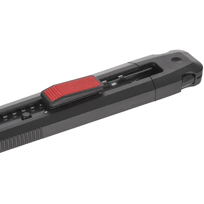 Tvardy Utility mes - Uitschuifbaar - SK2H staal - 8-segment - ABS kunststof - 165 mm - 24 stuks displaybox