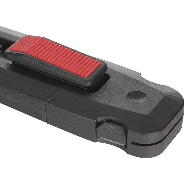 Tvardy Utility mes - Uitschuifbaar - SK2H staal - 8-segment - ABS kunststof - 165 mm - 24 stuks displaybox