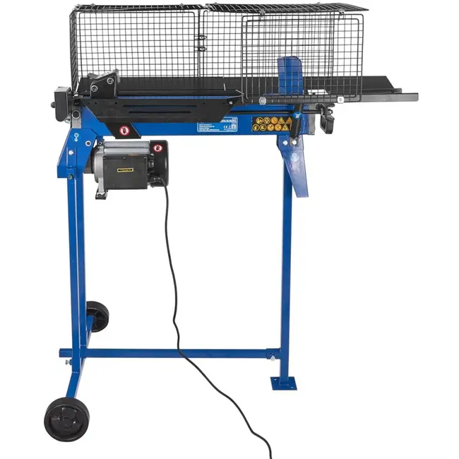 GEKO Elektrische houtklover - 2200W - 7 ton druk - met standaard en wielen