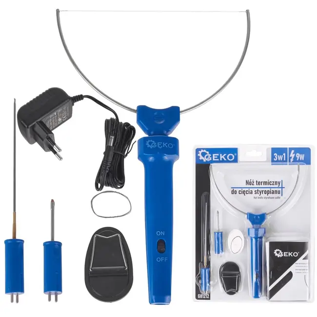 GEKO 3-in-1 thermische snijder - veelzijdig - 9W - voor piepschuim en schuim