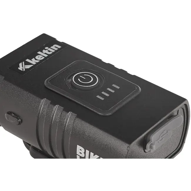 Keltin Waterdichte fietsverlichtingsset - 800lm voorlicht & 120lm achterlicht - USB oplaadbaar - IPX4 bescherming