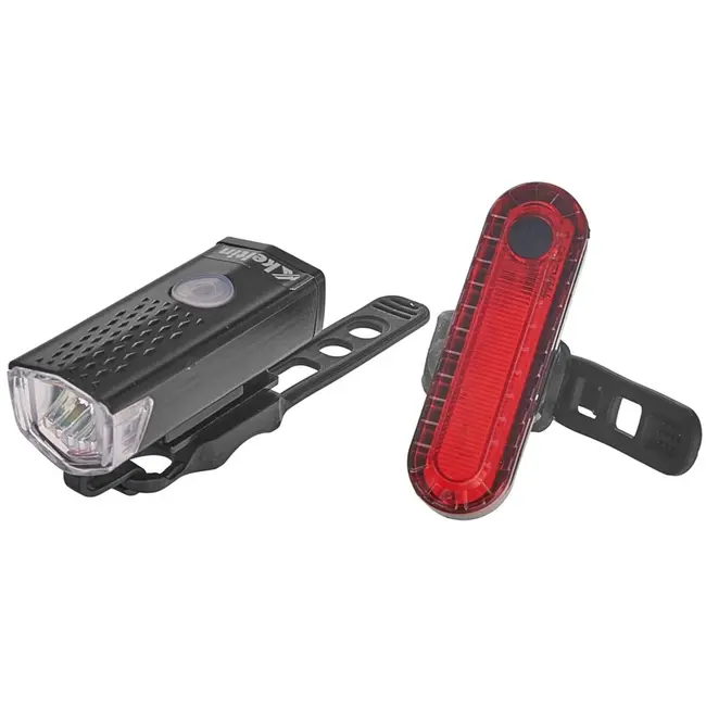 Keltin Waterdichte fietsverlichtingsset - USB oplaadbaar - IP54 - Voor en achter - Veiligheid en gemak