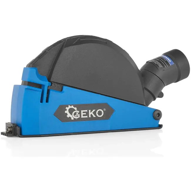 GEKO Stofkap voor haakse slijper - verstelbare diepte - 115/125mm - lichtgewicht kunststof