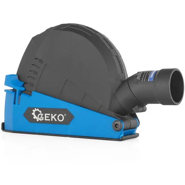 GEKO Stofkap voor haakse slijper - verstelbare diepte - 115/125mm - lichtgewicht kunststof