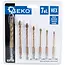 GEKO 7-delige boorenset - Glas en Keramiek - Tungsten Carbide - 3 tot 12 mm