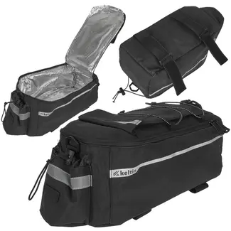 Keltin Thermische fietstas - Ruim - Reflecterend - 38,5 x 16 x 15 cm - Polyester