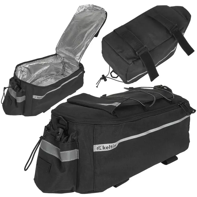 Keltin Thermische fietstas - Ruim - Reflecterend - 38,5 x 16 x 15 cm - Polyester
