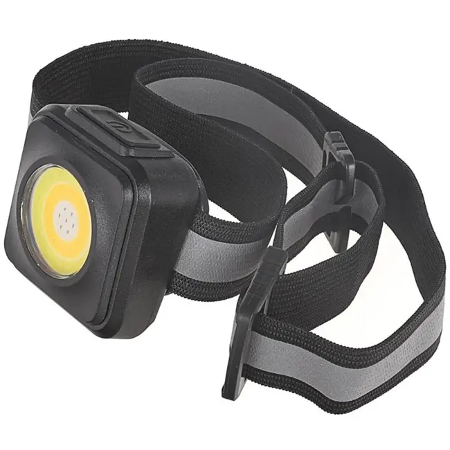 GEKO Schokbestendige LED hoofdlamp - 3 lichtmodi - USB-C oplaadbaar - 500 lumen - Reflecterende hoofdband