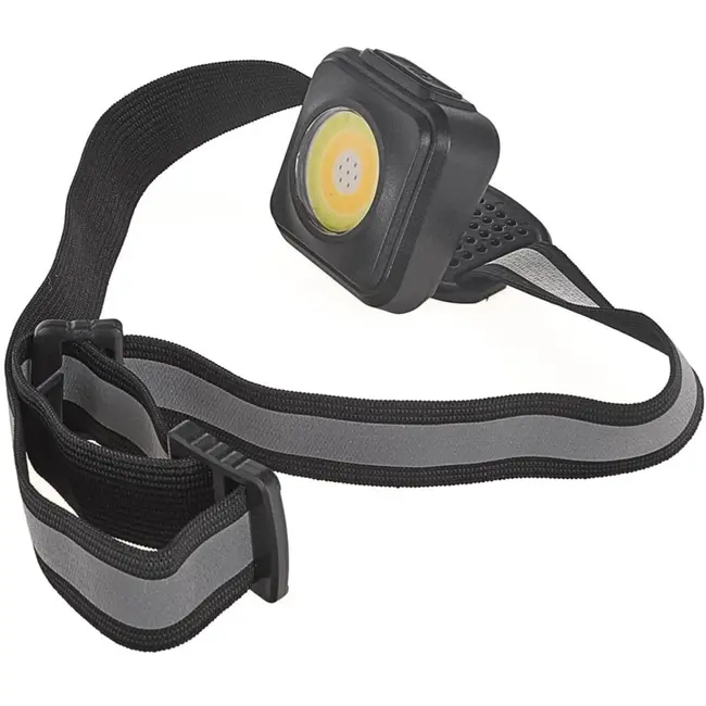 GEKO Schokbestendige LED hoofdlamp - 3 lichtmodi - USB-C oplaadbaar - 500 lumen - Reflecterende hoofdband