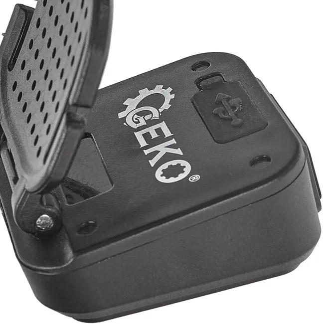 GEKO Schokbestendige LED hoofdlamp - 3 lichtmodi - USB-C oplaadbaar - 500 lumen - Reflecterende hoofdband