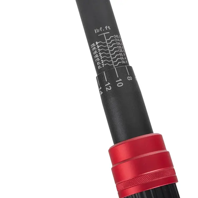 Tvardy Momentsleutel 1/2" - 50-330 Nm - Bidirectioneel - Hoge Precisie - 565 mm - Poedercoating