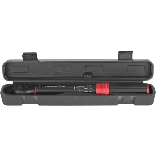 Tvardy Kleine momentsleutel - Precisie 5-25 Nm - Chromoly staal - 240 mm - Bi-directionele meting