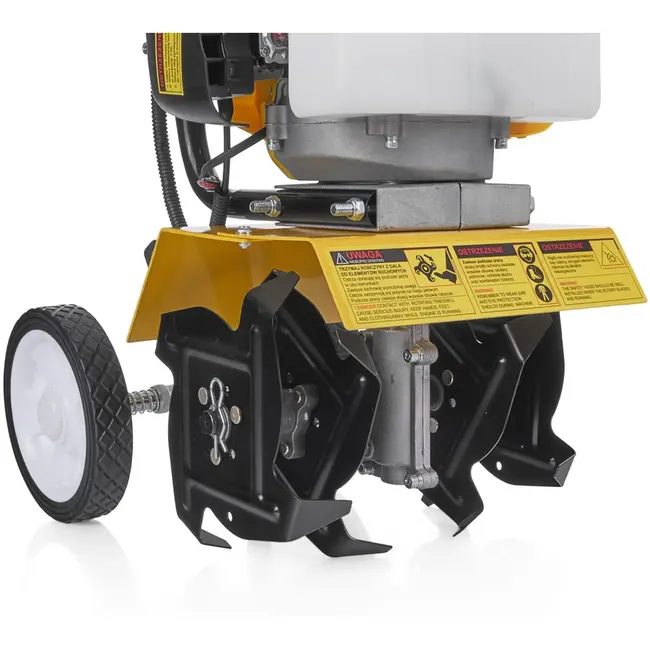 John Gardener Benzine tuinfrees - 28 cm werkbreedte - 4 messen - 5-10 cm diepte - 52cc motor