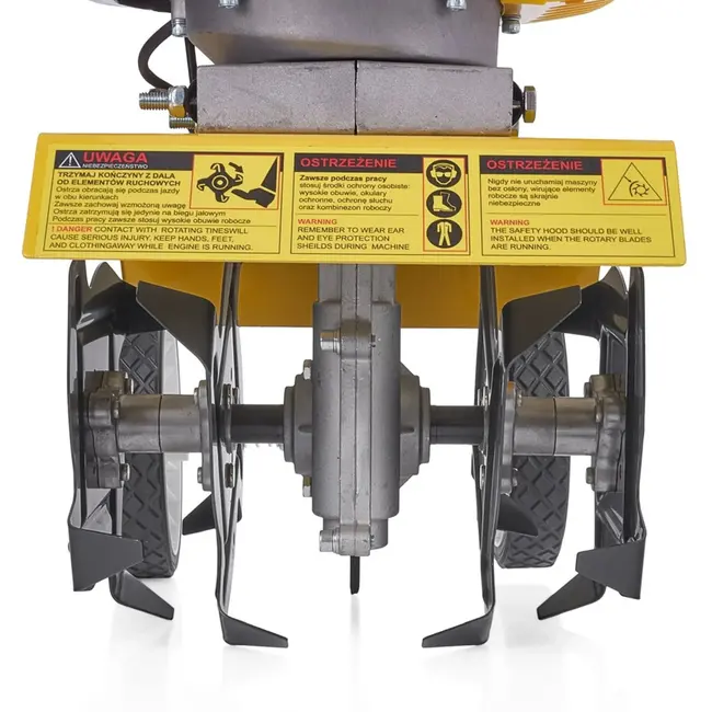 John Gardener Benzine tuinfrees - 28 cm werkbreedte - 4 messen - 5-10 cm diepte - 52cc motor