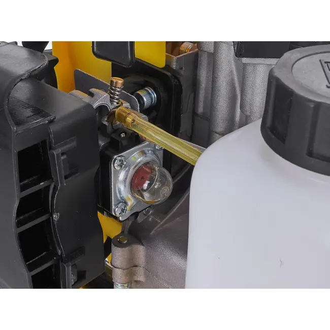 GEKO Benzine tuinfrees - 28 cm werkbreedte - 4 messen - 5-10 cm diepte - 52cc motor