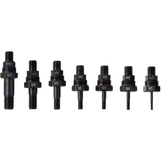 GEKO Nit- en moeradapter met handgreep - 3-in-1 - CrV-Mo staal - 170 mm - Inclusief opbergkoffer