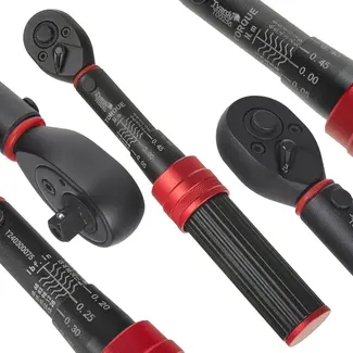 Tvardy Dynamometrische sleutel - 1/4" - 1-6 Nm - Dubbelzijdig - Staal - 195 mm