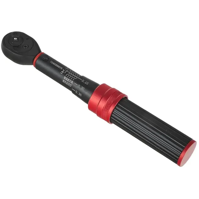 Tvardy Dynamometrische sleutel - 1/4" - 1-6 Nm - Dubbelzijdig - Staal - 195 mm