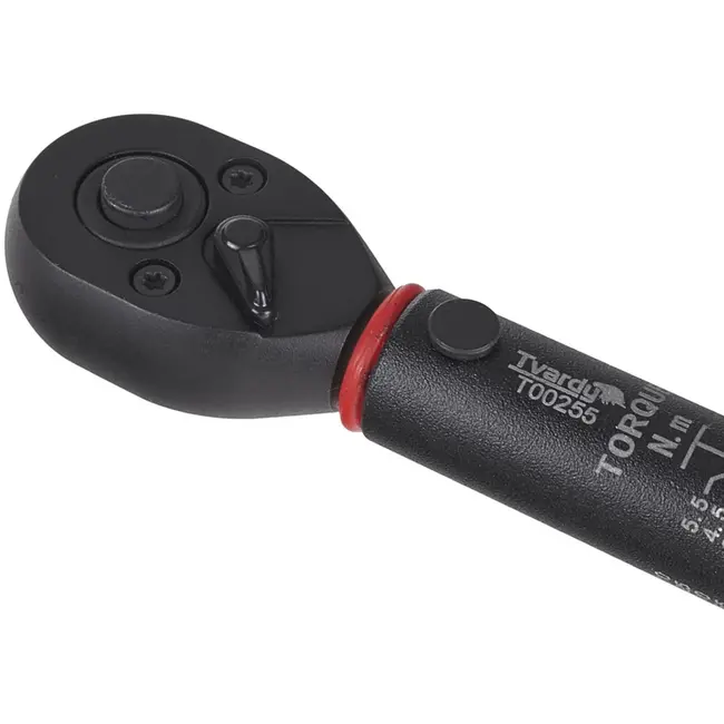 Tvardy Dynamometrische sleutel - 1/4" - 1-6 Nm - Dubbelzijdig - Staal - 195 mm