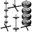GEKO Wielopslagrek - Stabiele Metalen Constructie - 100 kg Draagvermogen - Compact Formaat 46x46x103 cm